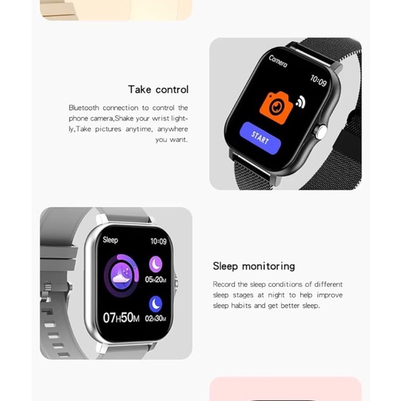 Smartwatch with Gray Strap | NEW IN BOX - Picture 7 of 9